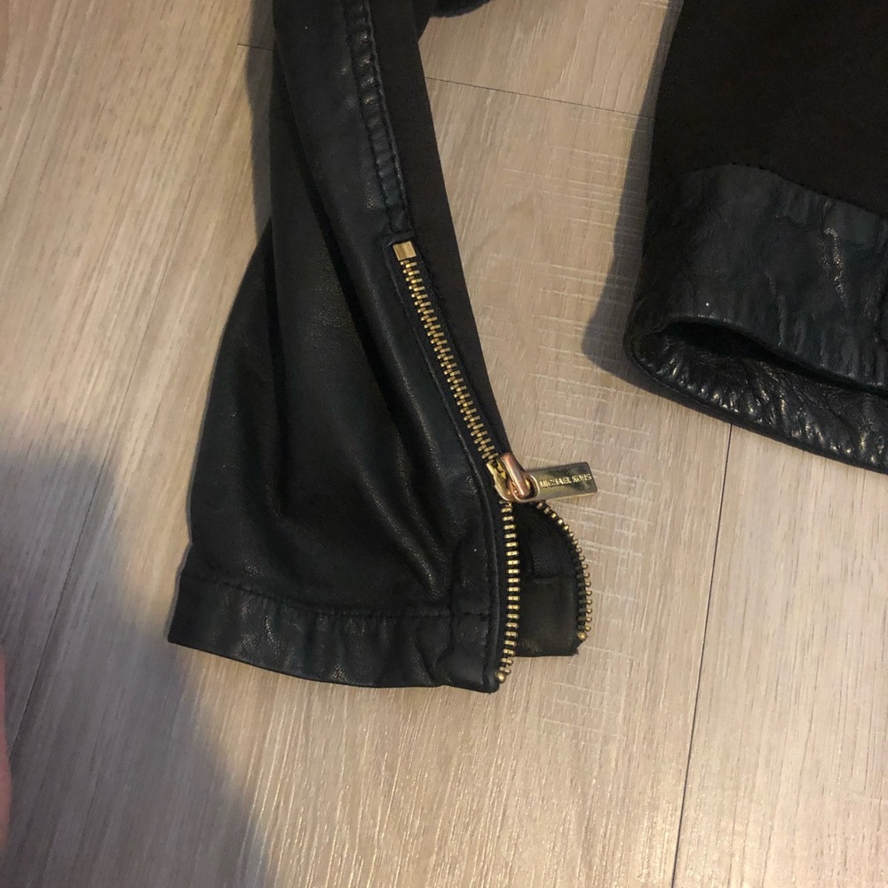 Michael by Michael Kors Quilted Leather Jacket - Picture 8 of 8